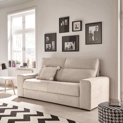 Sofá-cama - LORETO - Tapizados Acomodel Yecla sl - contemporâneo / para ambiente interno / em tecido