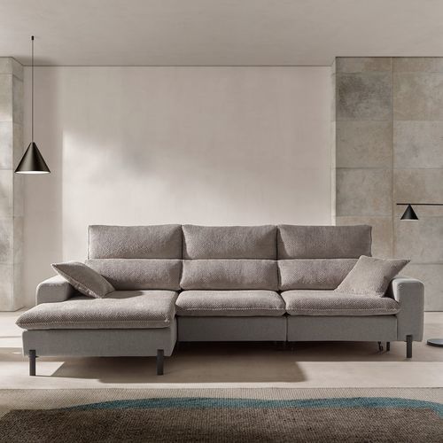 Sofá modular - CORA - Tapizados Acomodel Yecla sl - de canto / cama / contemporâneo
