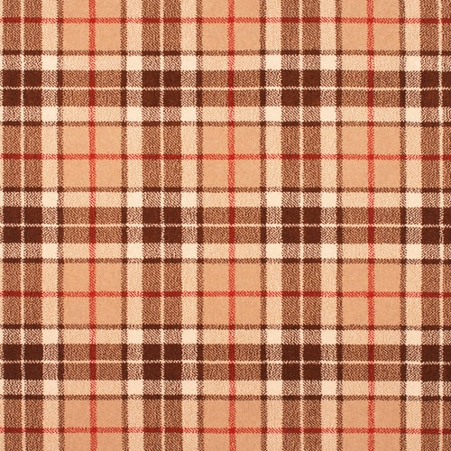 Carpete tecido - THOMPSON BROWN TARTAN  - STEVENS AND GRAHAM - em nylon / de lã / quadriculado