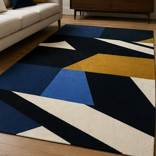 Tapete contemporâneo - FORTH - STEVENS AND GRAHAM - padrão abstrato / de lã / retangular