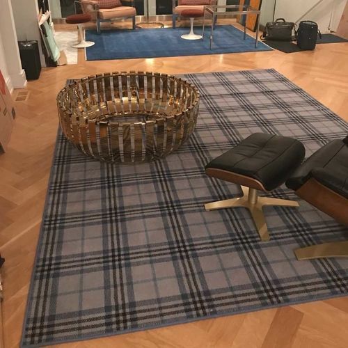 Tapete clássico - DUNMORE TARTAN - STEVENS AND GRAHAM - quadriculado / de lã / retangular