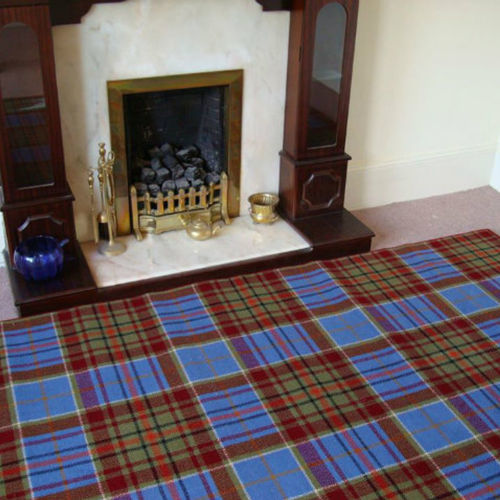 Tapete clássico - ADAM TARTAN - STEVENS AND GRAHAM - quadriculado / em nylon / de lã