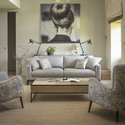 Sofá contemporâneo - RESIDENCE - RALPH M. - em tecido / com capa removível / com almofada removível