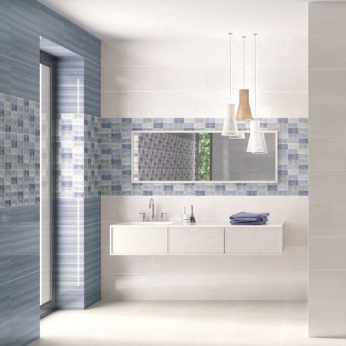 Placas de revestimento em porcelana - NEVICA - ALAPLANA - brilhante / para ambiente interno / para banheiro