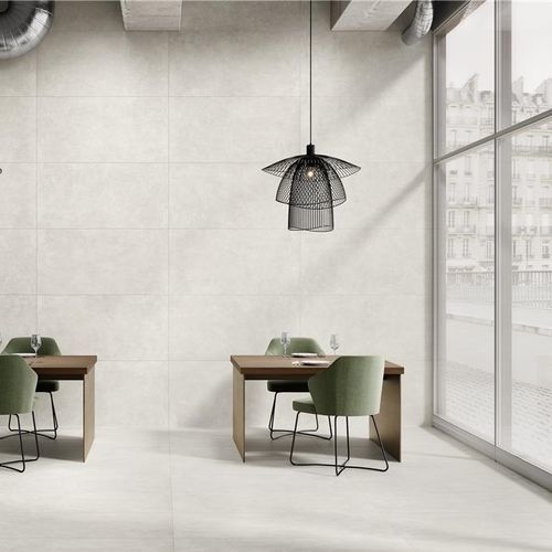 Placas de revestimento em porcelana - VANGUARD - ALAPLANA - acetinada / nacarada / para ambiente interno