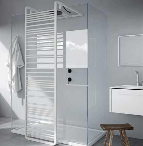 Aquecedor de toalhas a água quente - PANTAREI DOCCIA - GRAZIANO RADIATORS - 501 W–750 W / contemporâneo / em aço inoxidável