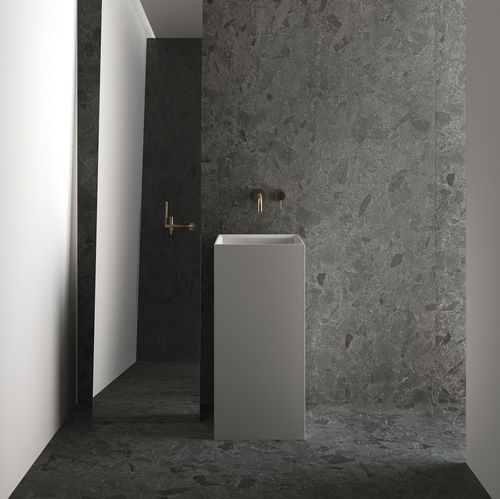 Placas de revestimento em grés porcelanato - EME - LIVING CERAMICS - com acabamento natural / para ambiente interno / de parede