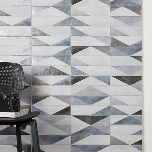 Placas de revestimento em grés porcelanato - FUORICITTÀ - QUINTESSENZA CERAMICHE - polida / estruturada / para ambiente interno