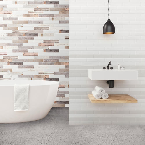 Placas de revestimento em grés porcelanato - PORTICCIOLO - QUINTESSENZA CERAMICHE - fosca / envelhecida / para ambiente interno