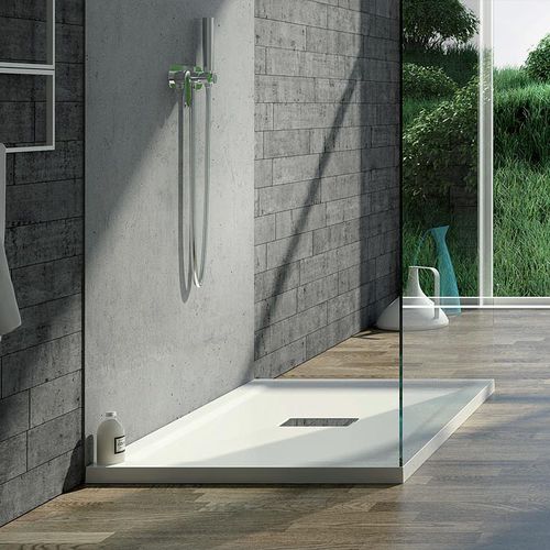 Piso de box retangular - PURO - RELAX DESIGN - de sobrepor / ao nível do piso / em acrílico