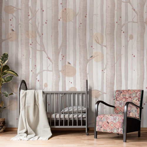 Papel de parede contemporâneo - LULLABY - Tecnografica Italian Wallcoverings - em fibra de celulose / em tecido não tecido / em fibra de vidro