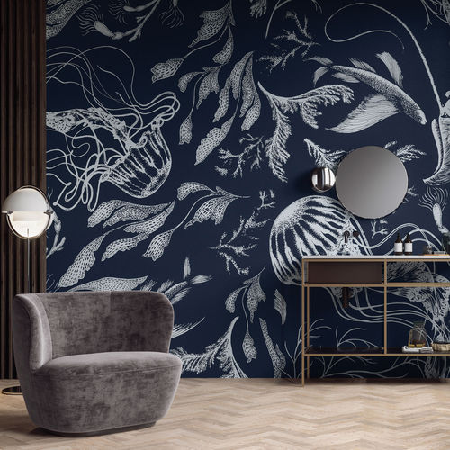 Papel de parede contemporâneo - SEALIFE - Tecnografica Italian Wallcoverings - em fibra de celulose / em tecido não tecido / em fibra de vidro