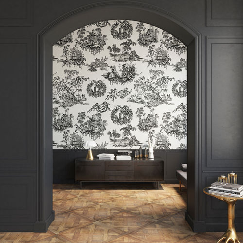 Papel de parede clássico - INDIENNERIE - Tecnografica Italian Wallcoverings - em fibra de celulose / em tecido não tecido / em fibra de vidro