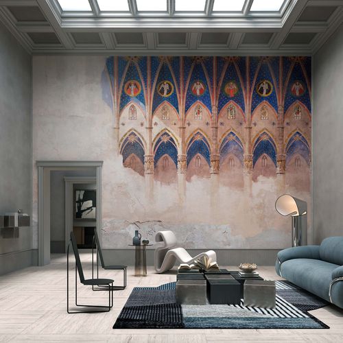 Papel de parede contemporâneo - NAVATA CELESTE - Tecnografica Italian Wallcoverings - em fibra de celulose / em tecido não tecido / em fibra de vidro