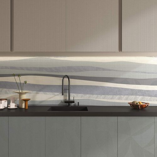 Painel decorativo de revestimento - WAVY STRIPES - Tecnografica Italian Wallcoverings - de parede / para ambiente interno / leve