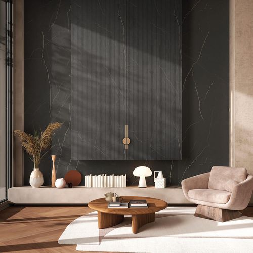 Painel decorativo de revestimento - COFFE BROWN - Tecnografica Italian Wallcoverings - de parede / para ambiente interno / leve