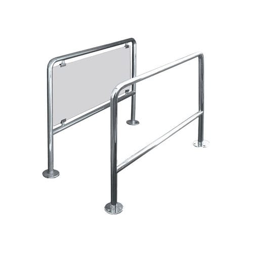 Barreira de proteção - ENCLOSURE - TiSO - fixa / em aço inoxidável / em vidro