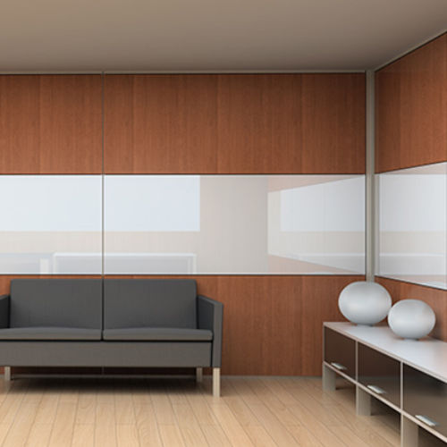 Placa de revestimento aparente em fibra de vidro - FLUSH FRAME - CARVART - para ambiente interno / lisa / polida
