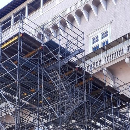 Escada de acesso em U - CETA SPA - com degraus em metal / metálica / industrial