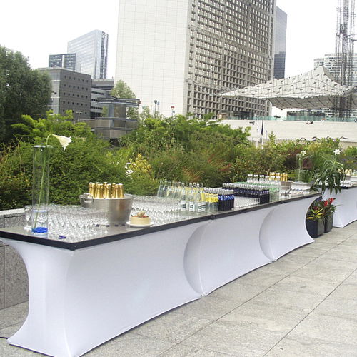 Tampo de mesa laminado - BUFFET-RITE - Forbes Group Ltd - resistente ao calor / antimanchas / da linha comercial