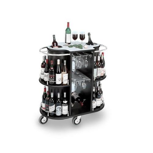 Carrinho para bebidas - 4832 - Forbes Group Ltd - para hotel / da linha comercial / laminado