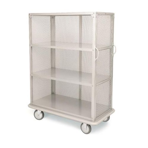Carrinho para roupa - 1228-MEB/ 1228 MEBD/ 2409 - Forbes Group Ltd - para hotel / da linha comercial / em inox escovado