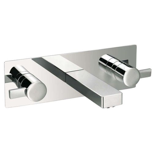 Misturador bicomando para lavatório - 97054 - BIMINI - Grifería Clever - de embutir / em latão cromado / para banheiro