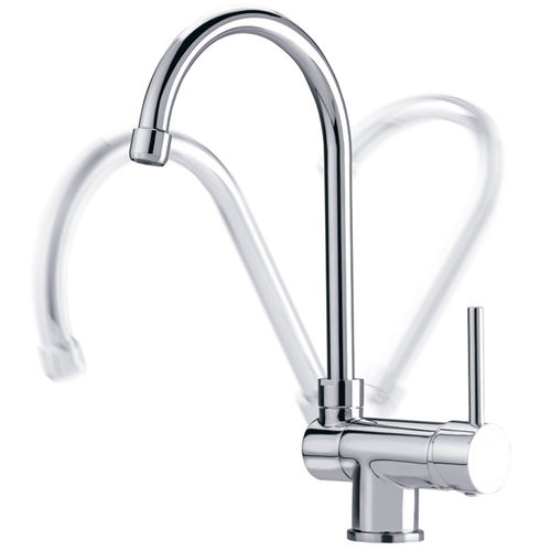 Misturador monocomando de bancada - 96095 - CAIMAN URBAN - Grifería Clever - em latão cromado / para cozinha / 1 furo