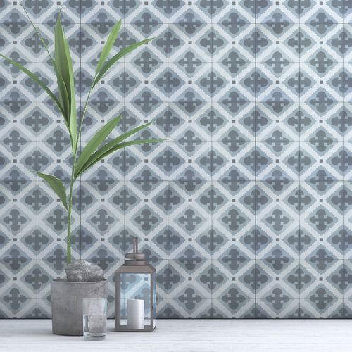 Ladrilho hidráulico em cimento - GRACIA - Mosaics Torra | Cement Tiles - fosco / para ambiente interno / para banheiro