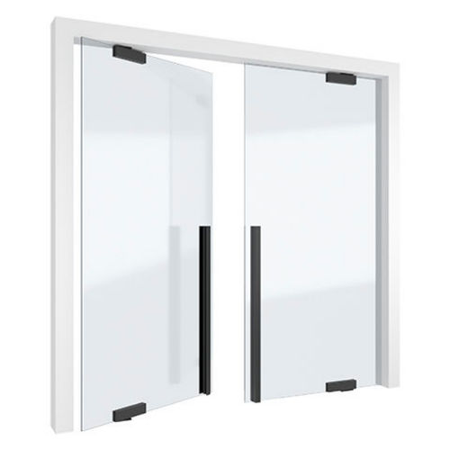 Porta dupla - PortaPivot - interna / em vidro / pivotante