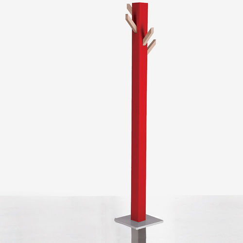 Cabideiro de piso - ALBERO - Kubedesign - contemporâneo / em madeira / em cartão