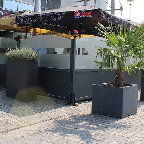 Biombo contemporâneo - Venise - Van Hoof - em vidro / em alumínio / para restaurante
