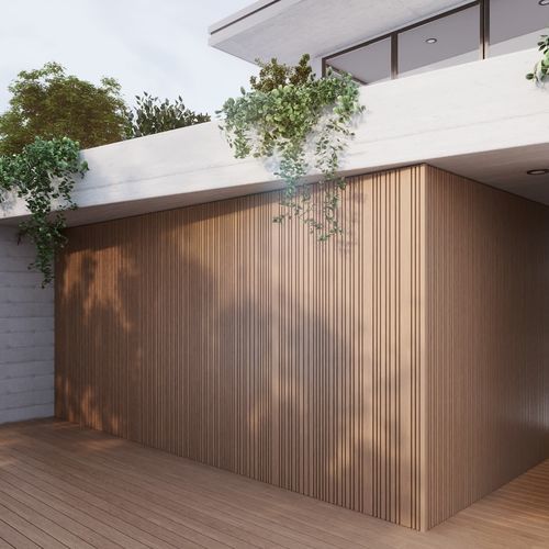 Acabamento de parede em madeira plástica - TWIX ULTRASHIELD - Déco - estruturado / efeito de madeira / da linha residencial