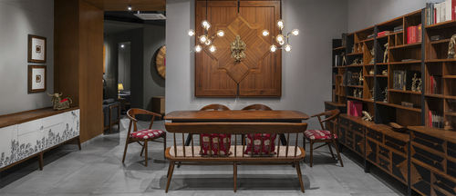Painel decorativo para móveis - PRANAMA - ALANKARAM - para parede / em madeira / em teca