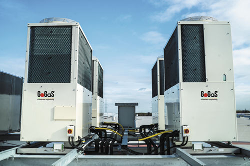 Bomba de calor ar-ar - ECO MONDIA Green Technology Europe GmbH - a gás / da linha comercial / industrial