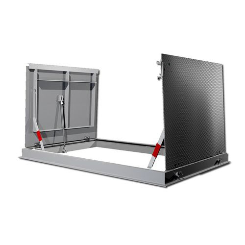 Alçapão para piso - FC-300 - Acudor Products Ltd. - quadrado / retangular / em alumínio