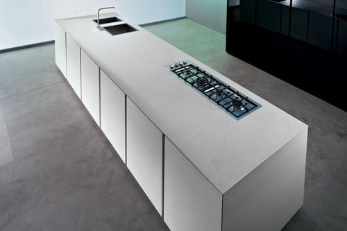 Cozinha contemporânea - M7 - Minimal Cucine - em madeira maciça / em madeira laqueada / em pedra natural