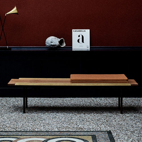 Banco de design escandinavo - Finn Juhl - em carvalho / em teca / em nogueira