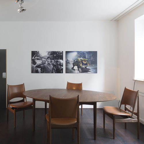 Mesa de jantar de design escandinavo - SILVER  - Finn Juhl - em carvalho / em nogueira / em teca