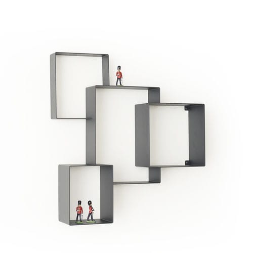 Estante de parede - CLOUD CABINET - Frederik Roijé - contemporânea / em aço / cinza
