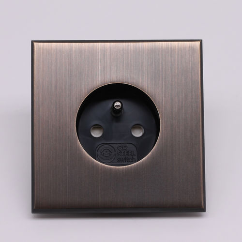 Tomada elétrica - COLLECTION ESPRIT - BRONZE ANTIQUE - MAISON ORSTEEL - de parede / de embutir / em latão
