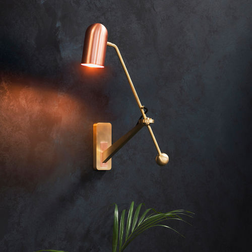 Arandela contemporânea - STASIS - BERT FRANK - para ambiente interno / em latão / em bronze