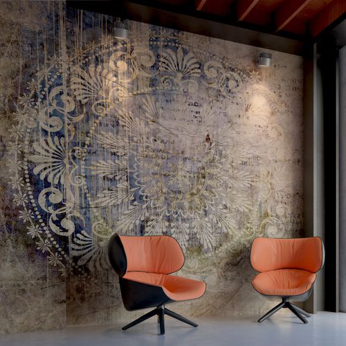 Papel de parede contemporâneo - HD-0240A - HD WALLS - vinílico / com padrão arabesco / efeito de tecido