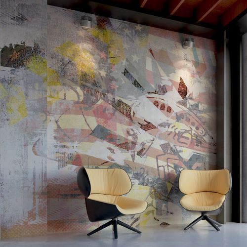Papel de parede contemporâneo - POSTER - HD WALLS - em tecido não tecido / vinílico / padrão abstrato