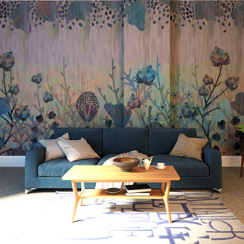 Papel de parede contemporâneo - CORAL - HD WALLS - em tecido não tecido / em seda / vinílico