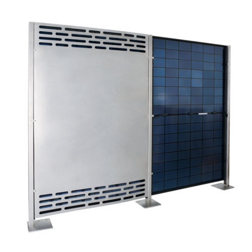 Cerca de ocultação em painéis - Richard Brink GmbH & Co KG - em aço inoxidável / em chapa / sustentável