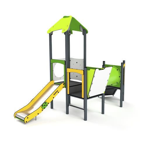 Estrutura lúdica para parque infantil - 11071 - Astrus Playgrounds - metálica / em PEAD / modular