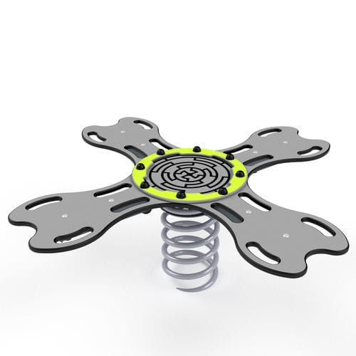 Gangorra de mola em PEAD - 3406S LABIRYNTH - Astrus Playgrounds - natureza / de 4 lugares