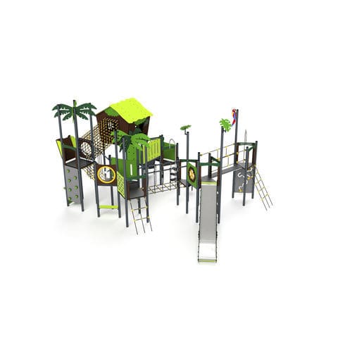 Estrutura lúdica para parque infantil - 11117 - Astrus Playgrounds - metálica / em PEAD / modular