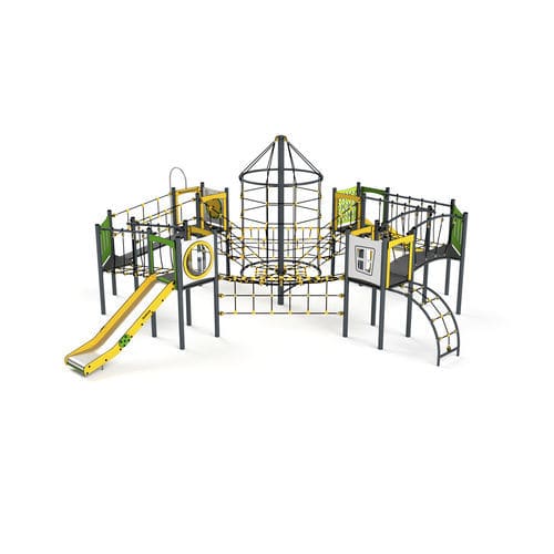 Estrutura lúdica para parque infantil - 11145 - Astrus Playgrounds - metálica / em PEAD / em corda